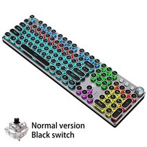 커스텀 키보드 diy kit 하우징 키트 무소음 키켑 aula 흰색 기계식 104 키 백라이트 게임 for computer pc gamer russian spanish 호환, 영어 히브리어 추가, 9h2088hw