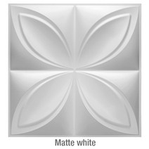 30x30cm 장식 3D 벽 패널 다이아몬드 돌 벽돌 거실 TV 배경 Decals 타일 금형 스티커 욕실 주방, G-Matte white