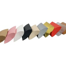 미니 선물용 반달포장박스셋트 손수건 악세사리 포장박스 10pcs 실버