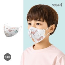 닥터퓨리 KF80 다이노스 황사마스크 소형 50매, 단품