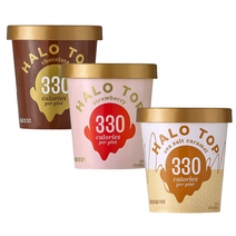 헤일로탑 초코 딸기 씨솔트카라멜 아이스크림 473ml x 3개 맛있는 고급 아이스크림, 초코1 + 딸기1 + 씨솔트카라멜1