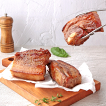 거상곳간 직화초벌 통삼겹살 바베큐 간편식 밀키트 2인분 500g, 1개