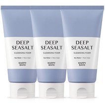 해피바스 퍼펙트 딥 씨솔트 클렌징폼 150g 3개