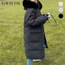 (귈림) 퀼팅 페이크퍼 후드 롱패딩 점퍼(GAWJP024P)