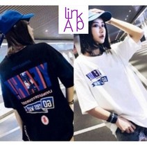 링크어패럴 고고style 여성반팔박스티 여성박스티 반팔 여성 롱 반팔티 티셔츠
