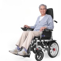 노인 장애인 전동 휠체어 접이식 4륜 전동 스쿠터형 활동 거동 보조용품, I