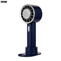 DFMEI 반도체 냉찜질 핸드 소풍기 미니 휴대용 USB 냉방형 야외 선풍기 도매, 네이비/55, 63.9*52.9*165.3mm
