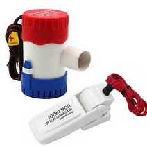 수압펌프 전기양수기 소형 농업용 오수펌프 전기 워터 펌프 DC 12v/24v 빌지 350 ~ 1100GPH 보트 수상, 02 With Switch_02 350-24v