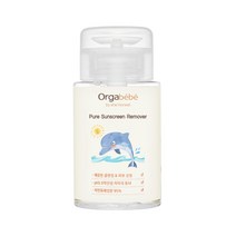 오가베베 아기 선크림 클렌징 토너 150ml 원터치 리무버 썬크림 클렌저 유아, 1개