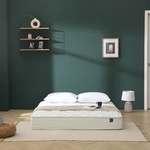 지누스 그린티 플러스 하이브리드 스프링 매트리스 20cm/슈퍼싱글, 없음