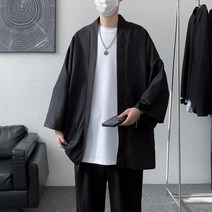 앤티크 가을 생활 한복 남친룩 중국풍 남자 프린팅 스트릿 댄디 도포