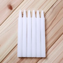 MDO9735 다용도 백색 연꽃 양초 6p 일반초 밀랍 결혼식 제사초 불교양초/밀랍/일반초/미니양초