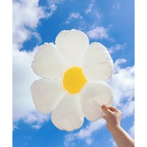 [오늘발송] 데이지풍선 [공기전용] 생일파티 파티꾸미기 아기백일상, 소(45cm)스마일