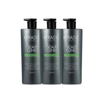 애경 케라시스 샴푸린스 두피클리닉 샴푸 750ml 3개