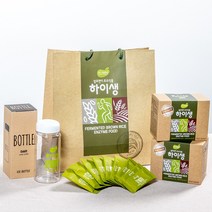 하이생 생생하이생 발효현미효소 내몸의활력 독소제거 60포 120포+3일분증정 고급보틀+선물용쇼핑백패키지증정, 1개, 01_2박스(60포)