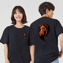 키밍 말 여름커플시밀러룩 남성후드티셔츠 짧은반팔