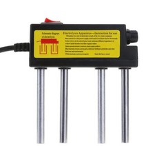 Protable 가정용 수질 전해 기 테스트 전기 분해 철 막대 물 테스터 Electrolyzer 빠른 Electrol, 01 EU plug