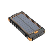 태양광 보조배터리 80000mAh 태양 보조베터리 방수 빠른 충전 외장형 손전등 야외 휴대용 전화 충전기 아이폰 호환, [01] 50001 mAh-100000 mAh, [02] orang