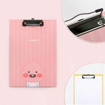 카카오프렌즈 리틀프렌즈 A4클립보드 / 메뉴판 클립보드 카페메뉴판 파일철 메모보드 서류철 클립보드메뉴판 결재판 A4클립보드 화일철 도큐먼트파일 미용실메뉴판 서류파일 결제판 서류판, 어피치