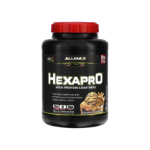 ALLMAX 올맥스 헥사프로 하이 프로틴 린 밀 초콜릿피넛버터 5 lbs(2.27 kg) 고단백 칼슘철분칼륨
