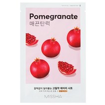 미샤 에어리 밀착 시트마스크 석류 10매세트