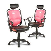 체어포커스 뉴 타이탄 하트요추 학생/사무용의자, 핑크