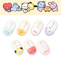 BT21 방탄소년단 굿즈 ROYCHE 미니니 멀티페어링 무선 마우스 버전선택, 타타(TATA)