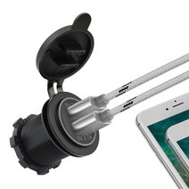 4.2A USB 충전 2포트 카라반 캠핑카 DIY, C제이앤제이 충전2포트4.2A