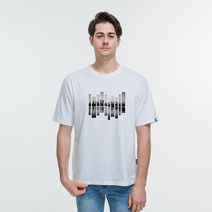 클로니아 시드니 라운드 면 반팔 티셔츠 ES3T45