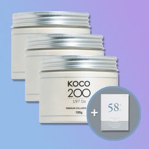 (+ 콜라겐 마스크팩 5매) KOCO200 먹고 바르는 국내산 197달톤 저분자 100% 생 콜라겐 멀티 파우더 코코200, 100g x 3통