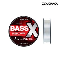다이와 배스X 후로로 100m 카본라인 배스낚시, 5LB