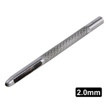 가죽 구멍 펀치 라운드 스틸 가죽 공예 중공 구멍 펀치 1mm-13mm 중공 펀처 벨트 펀치 류 캔버스, 2mm