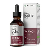 호바흐 Horbaach 리퀴드 요오드 아이오딘 플러스 용액 150mcg 영양제 보충제 서플리먼트 59ml
