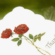 [우드카드] 감사카드 Thank you 더 로즈