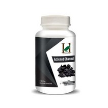hampc 활성탄 캡슐 350mg 120캡슐 코코넛 껍질 숯 해독