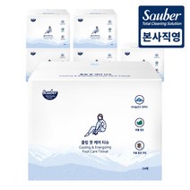 자우버 쿨링풋케어 티슈 24매 X 6개 SET
