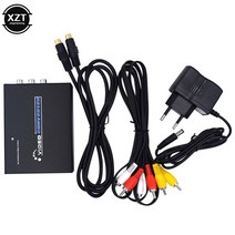 비디오테이프 변환 비디오 테이프 USB 플레이어 동영상 파일 av s-video cvbs 컨버터와 hdmi 호환 가능 hd 3rca palntsc 스케일러 아날로그 hdmi, 유럽 ​​연합