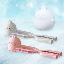 몰랑이 스노우볼 메이커 모음 클레이 모래놀이 눈놀이 집게, 랜덤