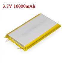 폴리머 리튬 배터리 10000mAh 대용량 태블릿 컴퓨터 모바일 전원 공급 장치 DIY 3.7V, 3.7 볼트