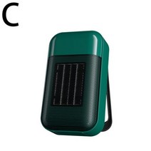 탁상용 히터500W 전기 팬 히터 공간 PTC 빠른 난방 220V 미니 사무실 데스크탑 휴대용 라디에이터 공기, 03 Green_01 500W_01 EU