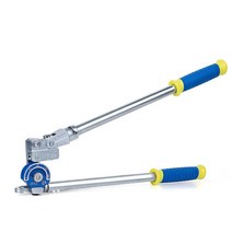 파이프 벤더 1cm(3/8인치) 튼튼한 튜브 롤러 180° HVAC 구리 공구 파이프 알루미늄 스테인리스 스틸 철 파이프용 400374