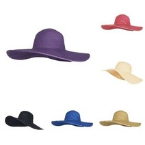 여름 바캉스 페이퍼 스트로 칼라 왕챙 플로피햇 썬햇