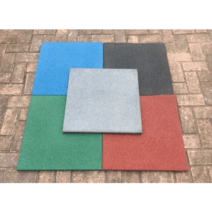 바닥고무매트 운동장바닥재 충격흡수 플라스틱매트, 50x50x3cm 녹색