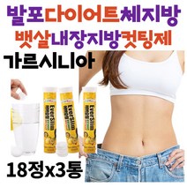 발포다이어트 가르시니아 뱃살 내장지방 체지방컷팅제 레몬맛 나이아신 판토텐산 다이어트 보조제 30대 40대 50대 남자 여성 직장인 추천 술배 똥배 윗배 빼는법 체지방줄이는법
