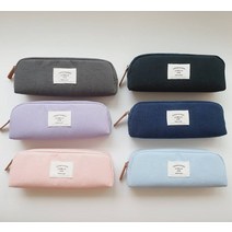 미카픽 초등학생 고등학생 필통 심플필통 대학생 중학생 패브릭 예쁜 감성, 라벤더