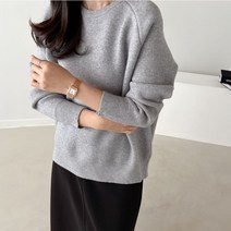 걸스데일리/[Muse12]도톰한 보카시 니트/루즈핏 니트