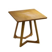 엔틱 소파 가죽 레트로 거실 넓은 홈쇼핑 북유럽 고풍 명품 천연 통가죽, 오래됨의 가치, 호두 큐브 테이블 60*60*60