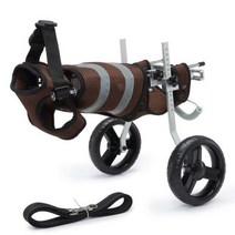 강아지휠체어 반려동물 보행기 훈련 환자를 위한 조정 가능한 개 휠체어 재활 보행 보조기 2 륜 스쿠터 약한 장애인 자동차 애완 동물, CJC05 Grey Update ii