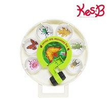 유아 과학교구 돌아가는 6컵 곤충관찰 꽃 자연도감