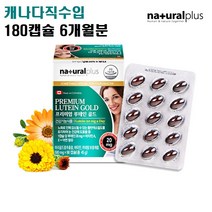 내츄럴플러스 루테인 지아잔틴 눈에좋은 빌베리 눈 영양제 비타인A 마리골드 황반색소 아연 청소년 아이 눈건강 캐나다직수입, 500mg, 180캡슐